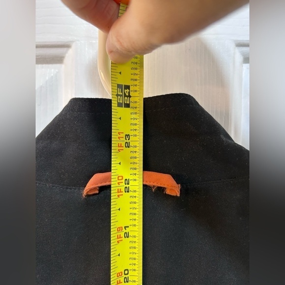 Jamie Sadock Black Full Zip Golf Jacket 80's Style Windbreaker Crop Women Sz M - Picture 7 of 8